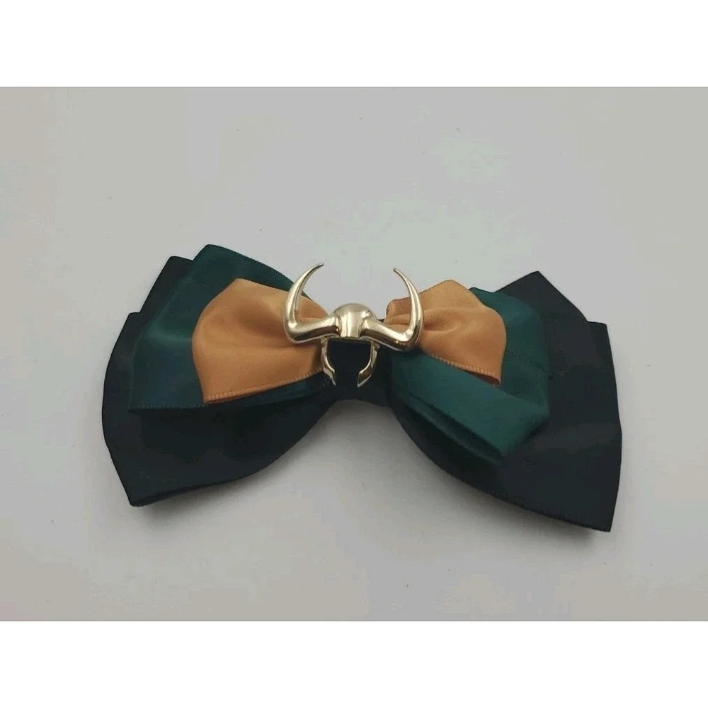Loki Costume Hair Bow Tie Or Pin